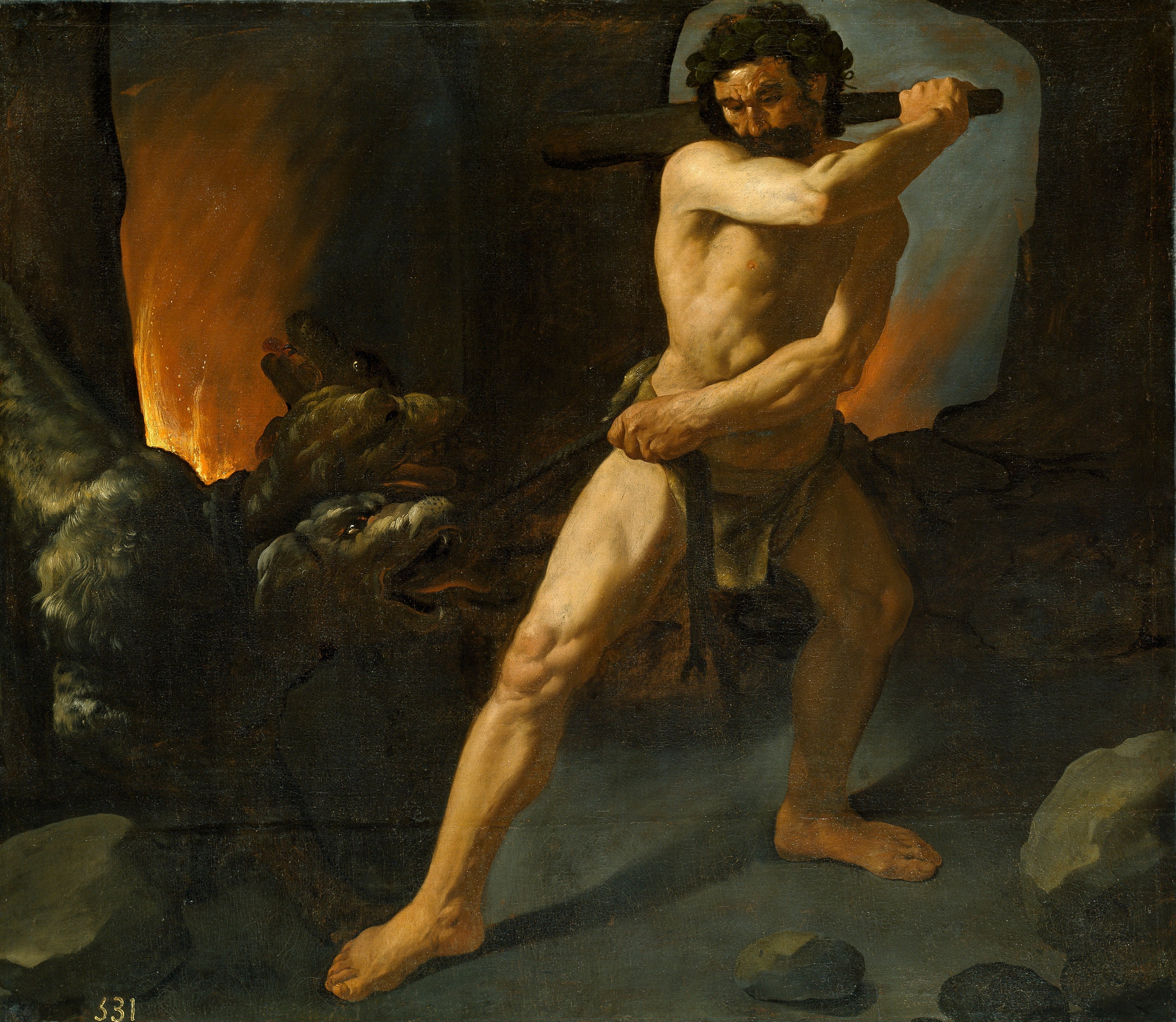 Hercule et Cerbère - Francisco de Zurbarán - Alpha Reproduction