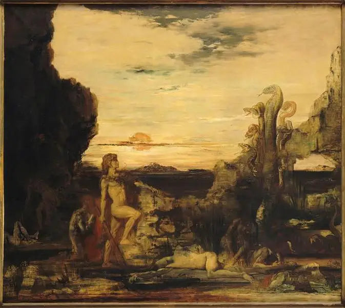 Herkules ja Lernein Hydra - Gustave Moreau