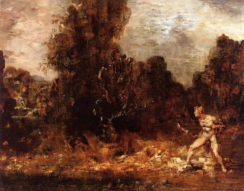 Herkules ja Lerneen Hydra - Gustave Moreau