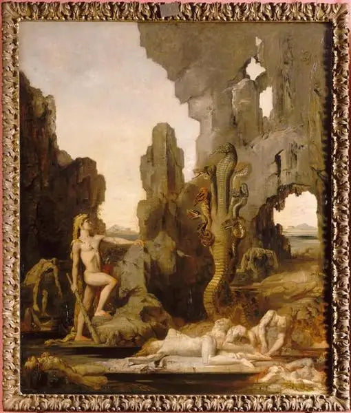 Herkules ja Lerneen Hydra - Gustave Moreau