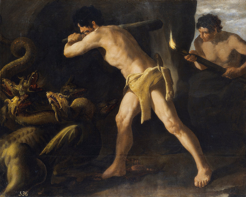 Herkules ja Hydra - Francisco de Zurbarán