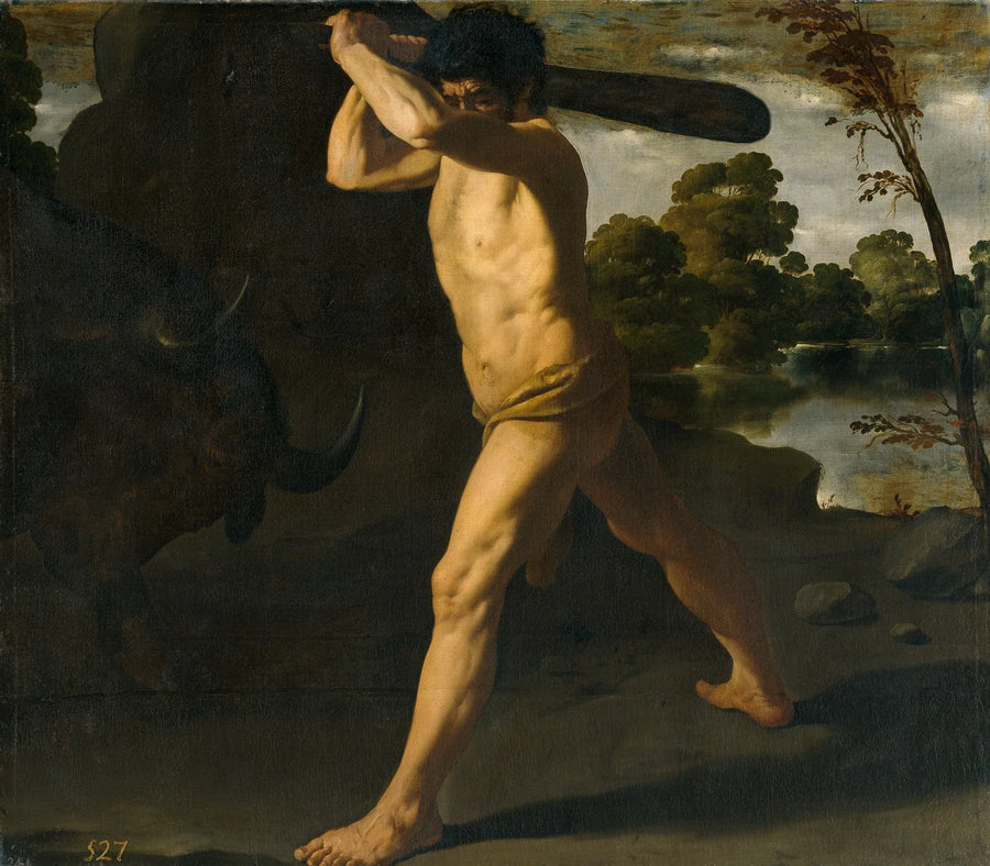 Herkules ja Kreetan härkä - Francisco de Zurbarán