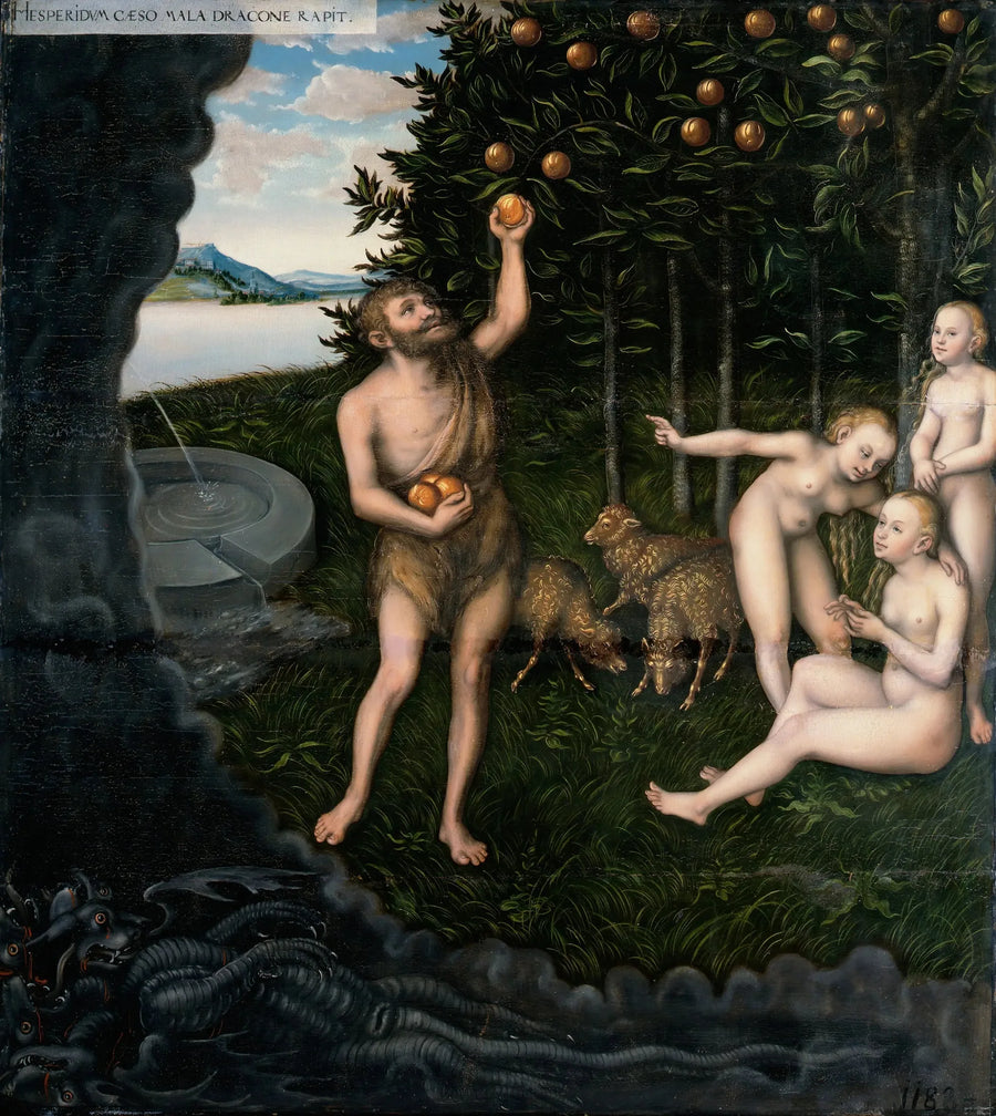 Herkules ja Hesperidit - Lucas Cranach vanhempi