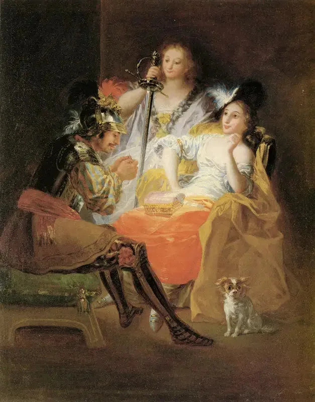 Herkules ja Omphale - Francisco de Goya