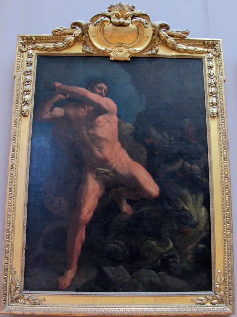 Herkules surmaamassa Lernein Hydra - Guido Reni