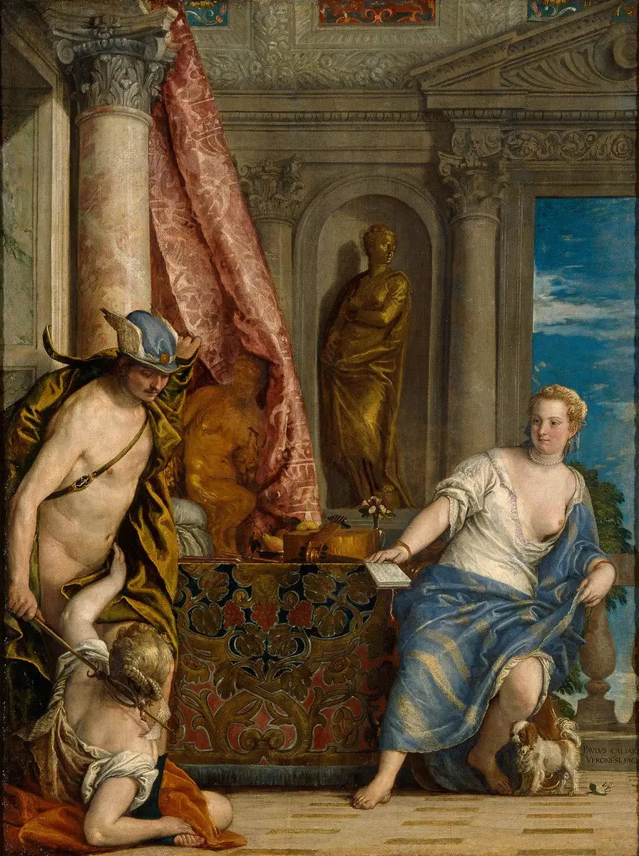 Hermès, Hersé ja Aglauros - Paul Véronèse