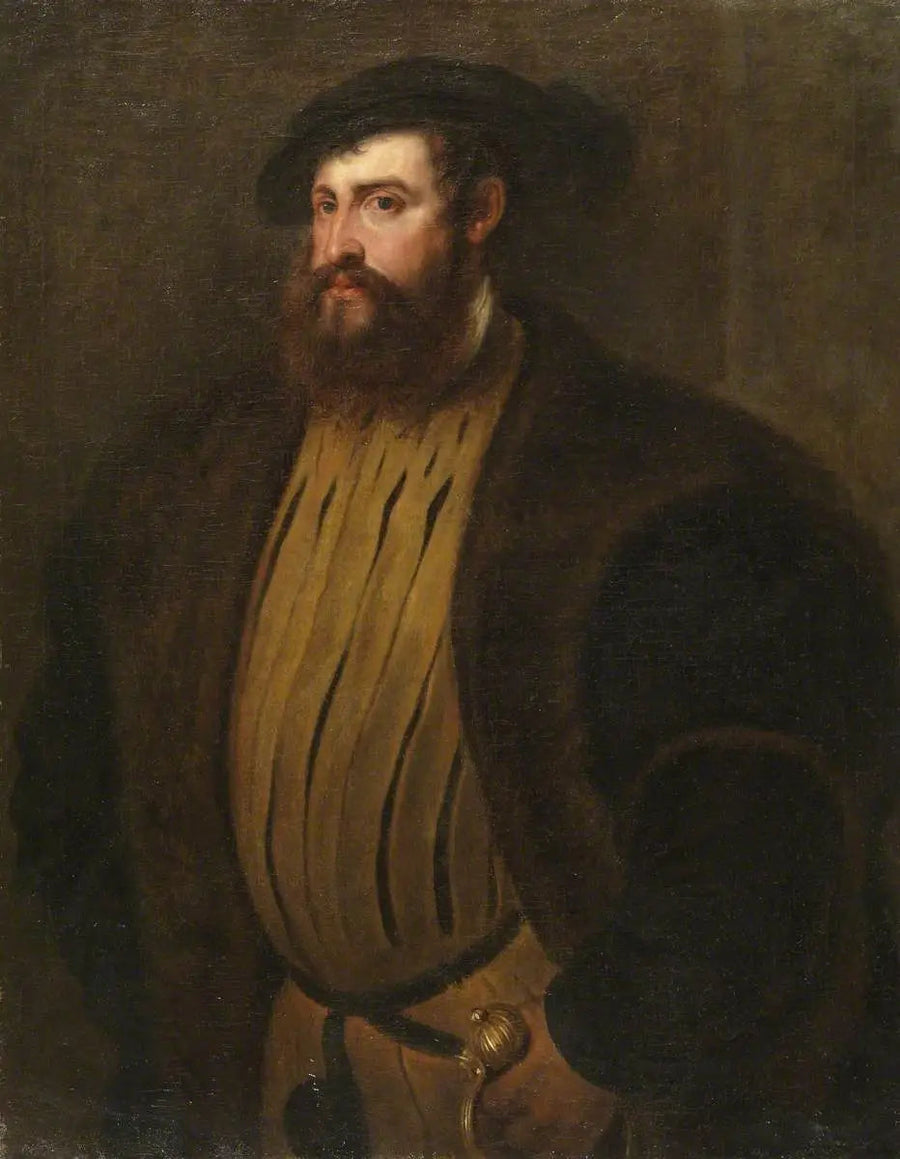 Hernan Cortez (?) (Titianin mukaan) - Peter Paul Rubens