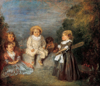 Heureux âge! Âge d’or - Antoine Watteau - Alpha Reproduction