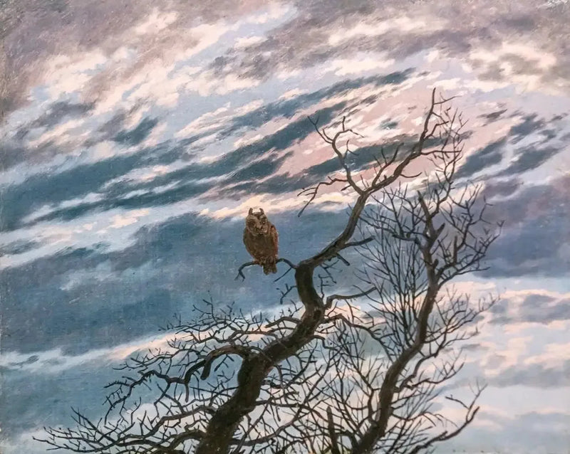 Pöllö puussa - Caspar David Friedrich