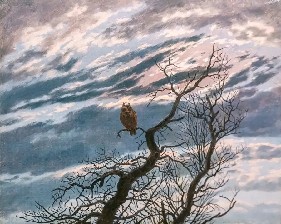 Pöllö puussa - Caspar David Friedrich