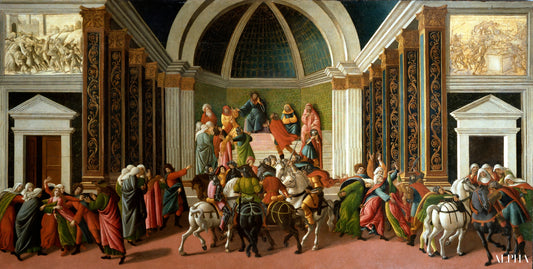 Virginian historia - Sandro Botticelli - Korkealaatuiset taulujen ja maalauksien reproduktiot