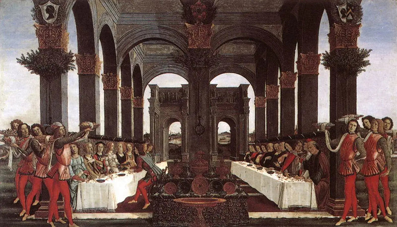 Nastagio degli Onesti -historian neljäs jakso - Sandro Botticelli