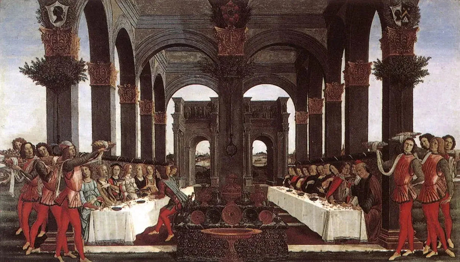 Nastagio degli Onesti -historian neljäs jakso - Sandro Botticelli