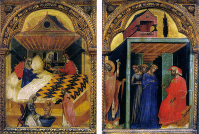 Histoire de Saint Nicolas de Bari - Paolo Veneziano - Alpha Reproduction