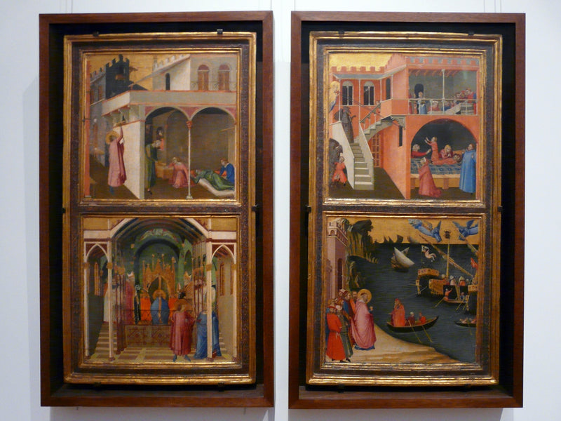 Pyhän Nikolauksen tarinat - Ambrogio Lorenzetti