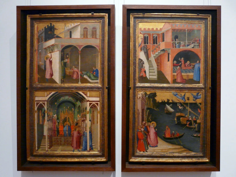 Pyhän Nikolauksen tarinat - Ambrogio Lorenzetti