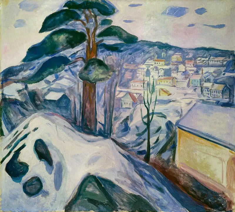Talvi Kragerøssa - Edvard Munch