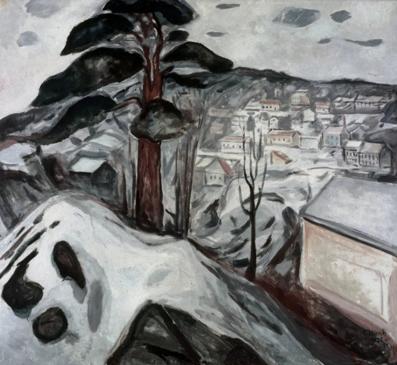 Talvi Kragerøssa - Edvard Munch