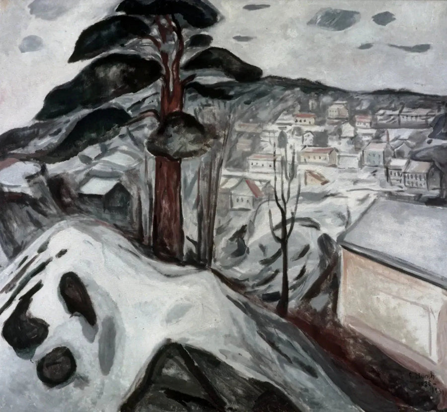 Talvi Kragerøssa - Edvard Munch