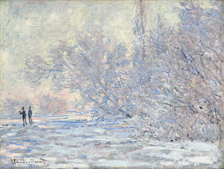 Talvi Givernyssä - Le Givre W963 - Claude Monet