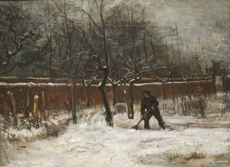 Talvi (Pappilan puutarha lumessa) - Vincent van Gogh