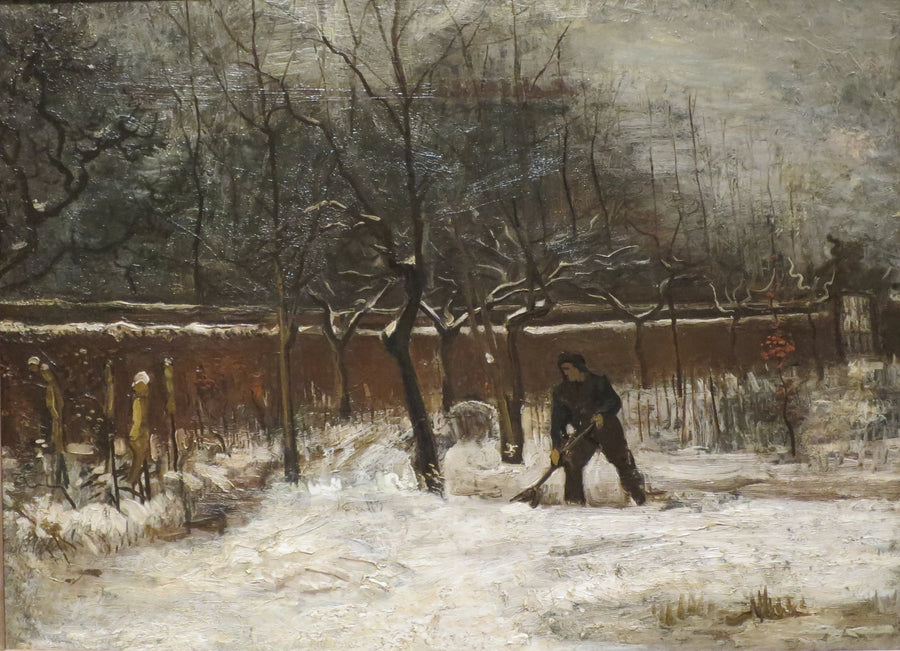 Talvi (Pappilan puutarha lumessa) - Vincent van Gogh