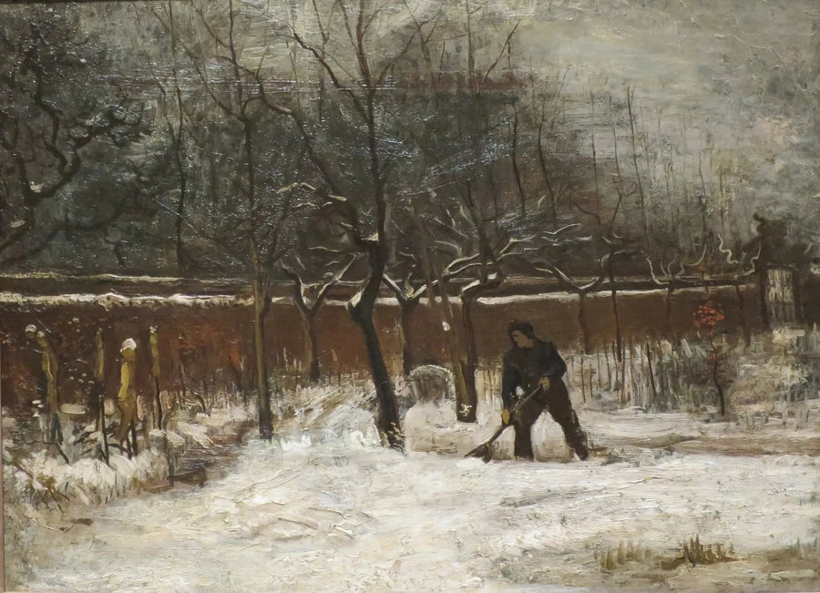 Talvi (Pappilan puutarha lumessa) - Vincent van Gogh