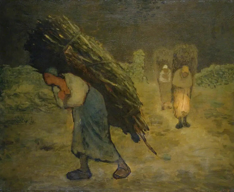 Talvi, homojen kerääjät - Jean-François Millet
