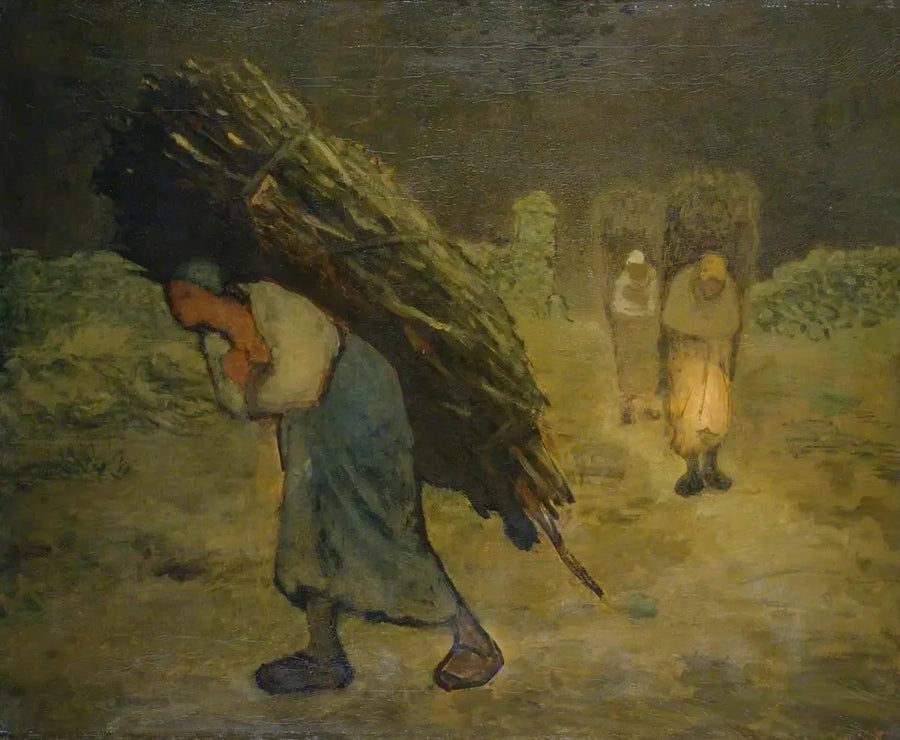 Talvi, homojen kerääjät - Jean-François Millet