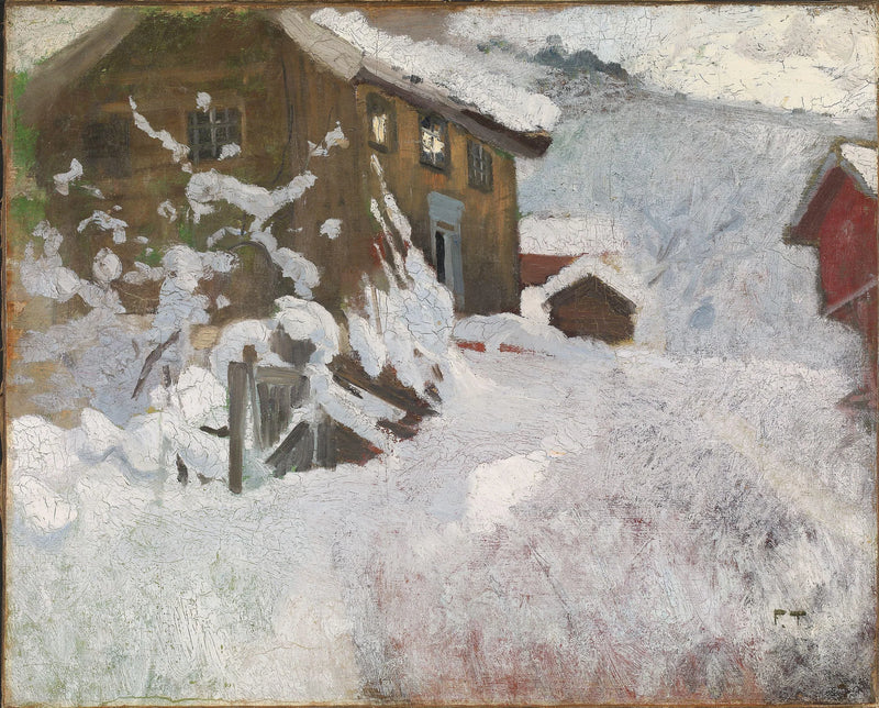 Norjan talvi - Frits Thaulow