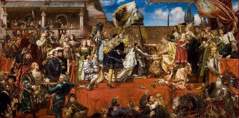 Preussilainen kunnianosoitus - Jan Matejko