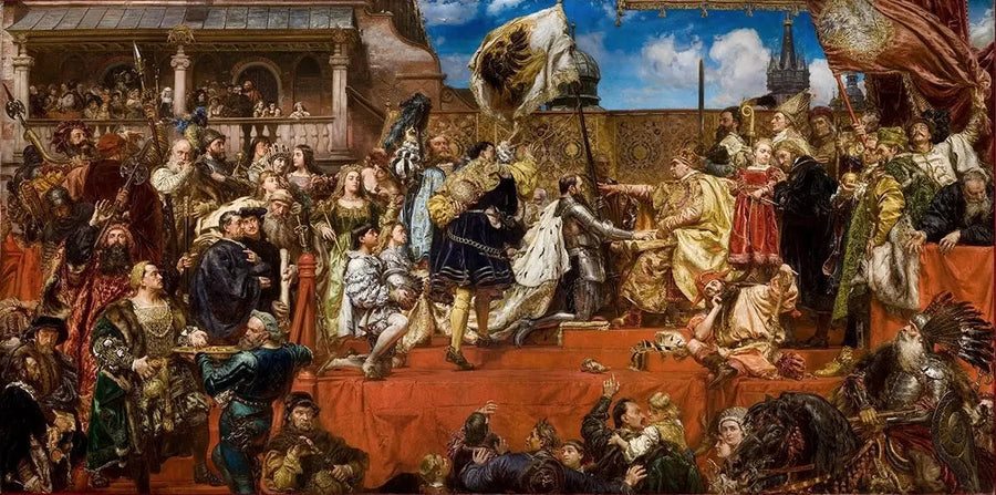 Preussilainen kunnianosoitus - Jan Matejko