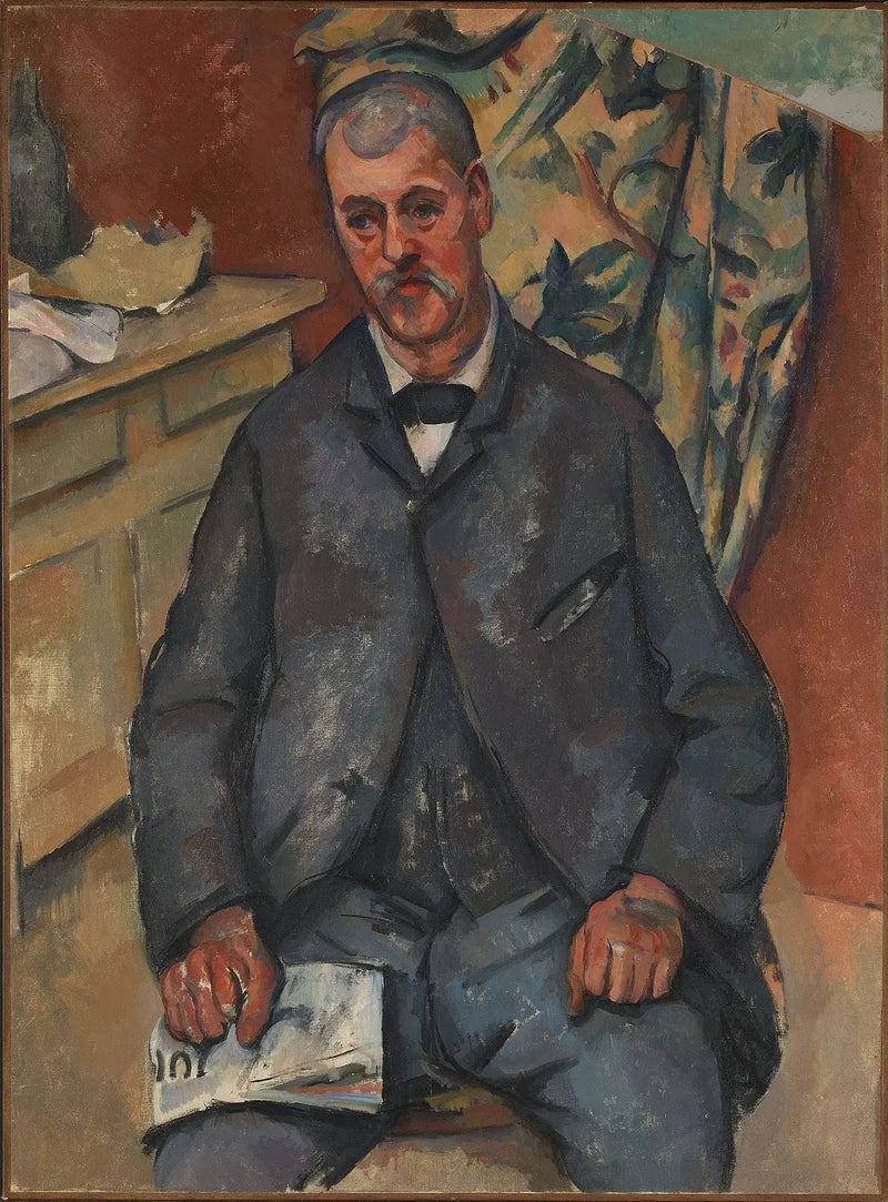 Istuva mies - Paul Cézanne