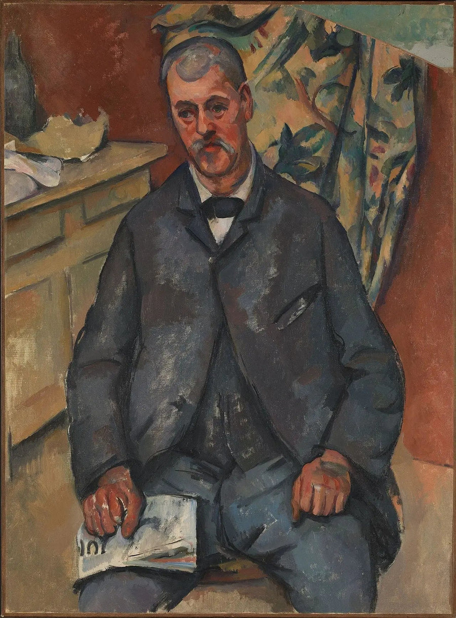 Istuva mies - Paul Cézanne