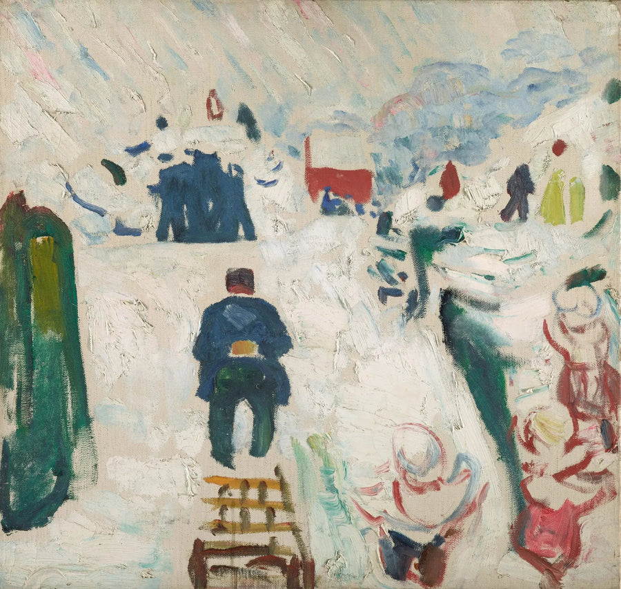 Mies reellä - Edvard Munch