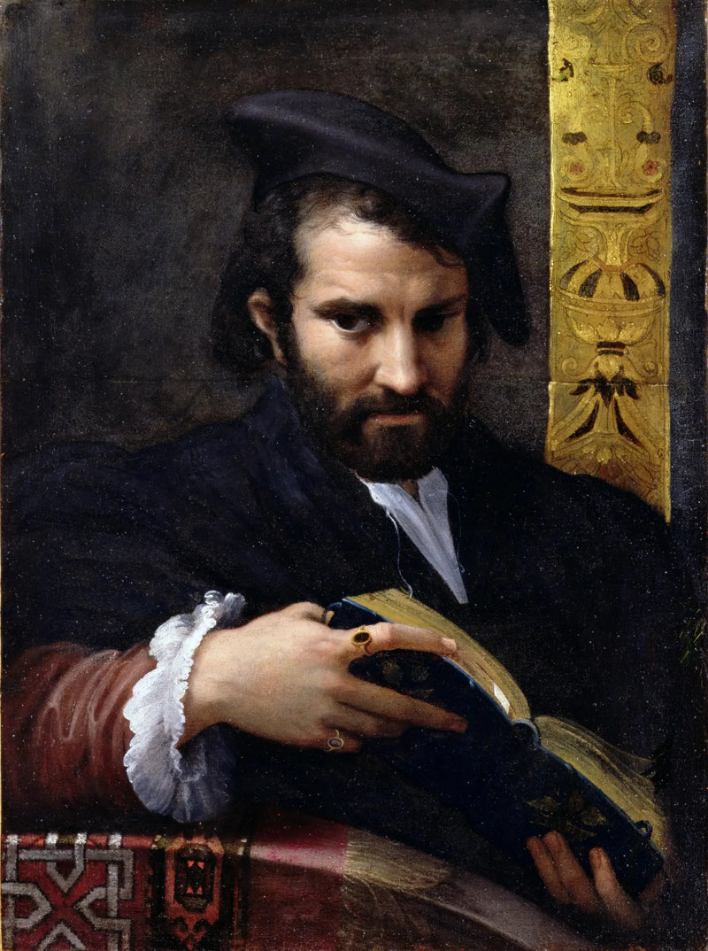 Mies kirjan kanssa - Parmigianino