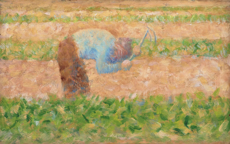 Mies lapion kanssa - Georges Seurat