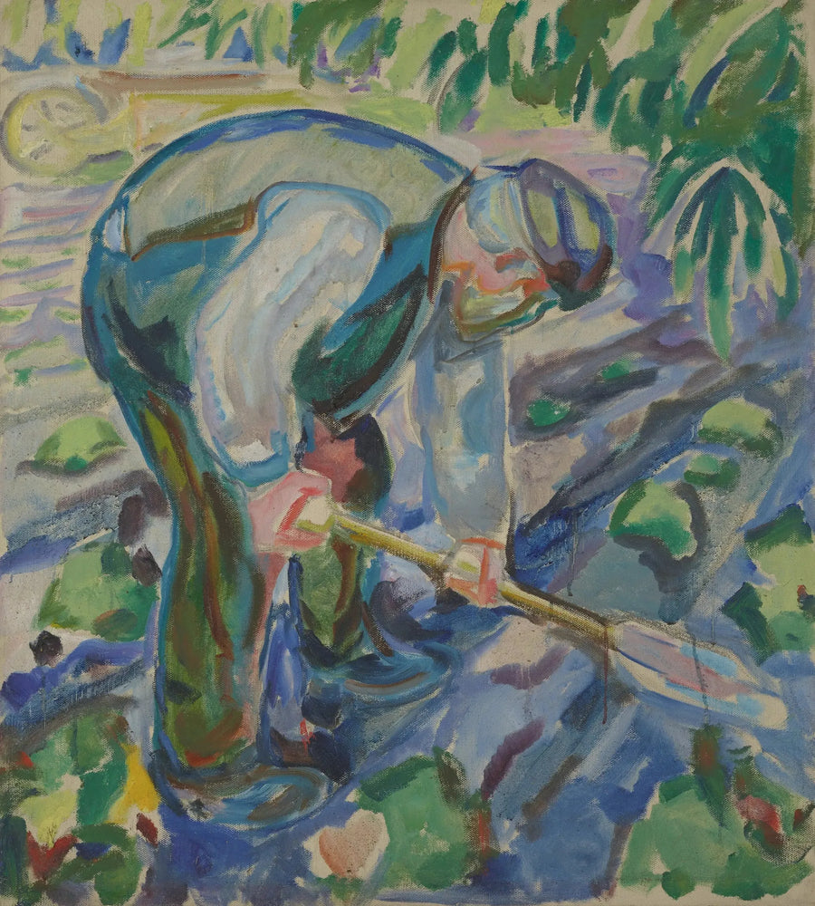 Mies kaivamassa - Edvard Munch