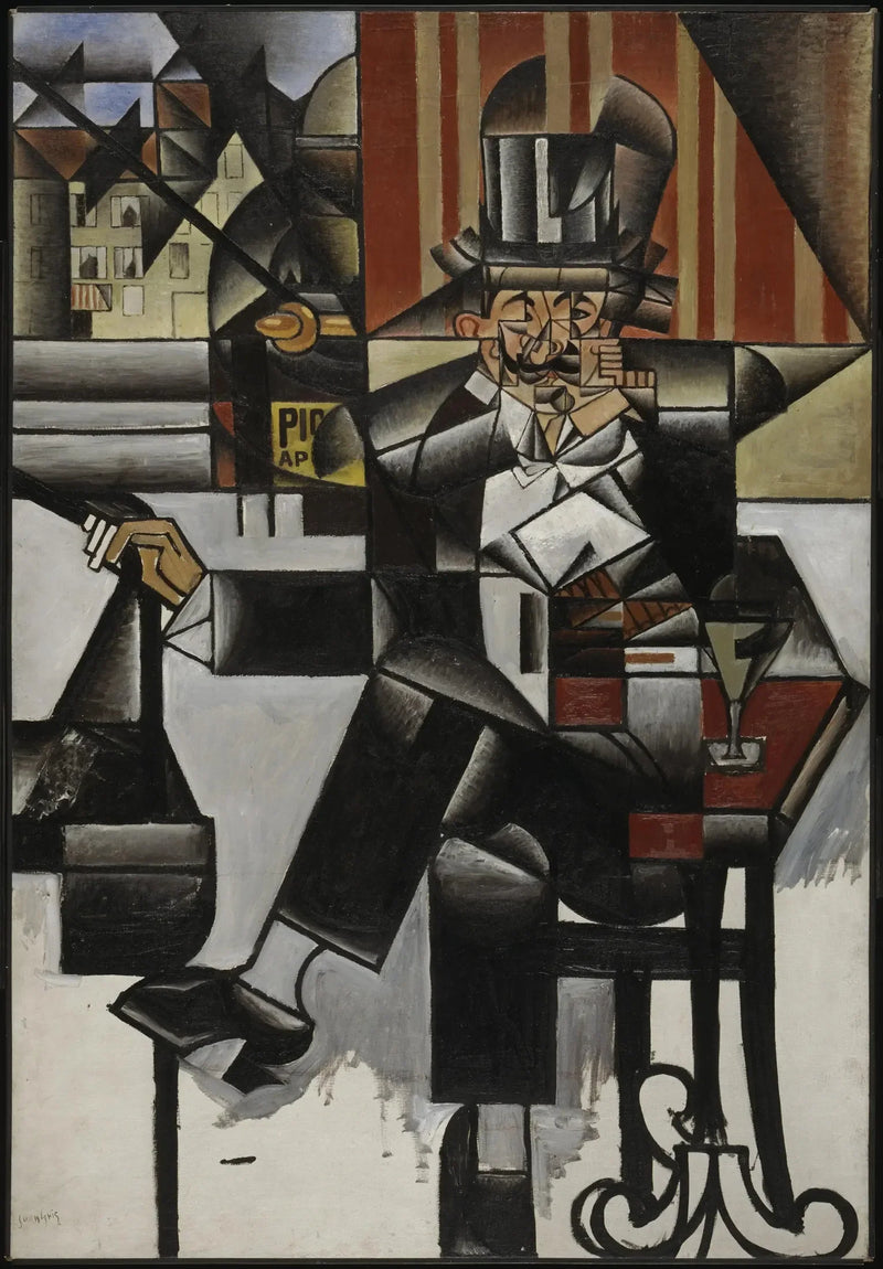 Mies kahvilassa - Juan Gris