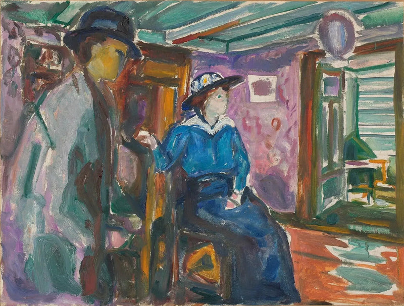 Mies ja Nainen - Edvard Munch