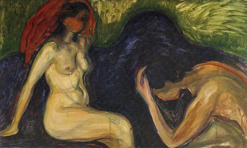 Mies ja Nainen - Edvard Munch