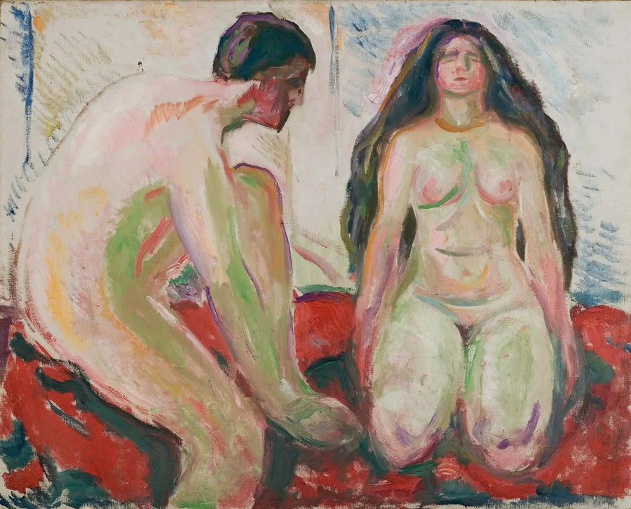 Alaston mies ja nainen - Edvard Munch