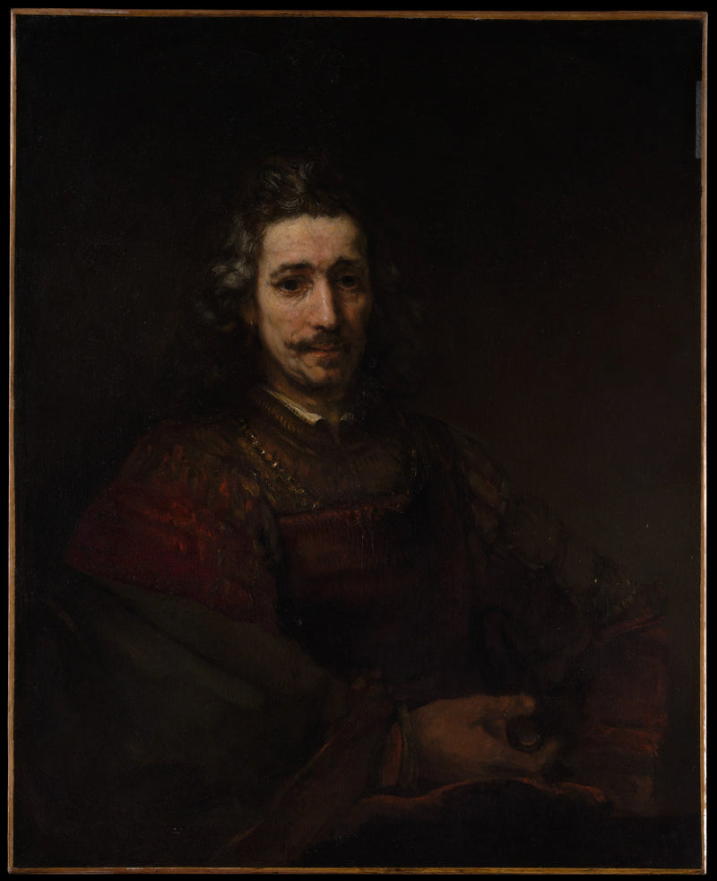 Mies suurennuslasin kanssa - Rembrandt