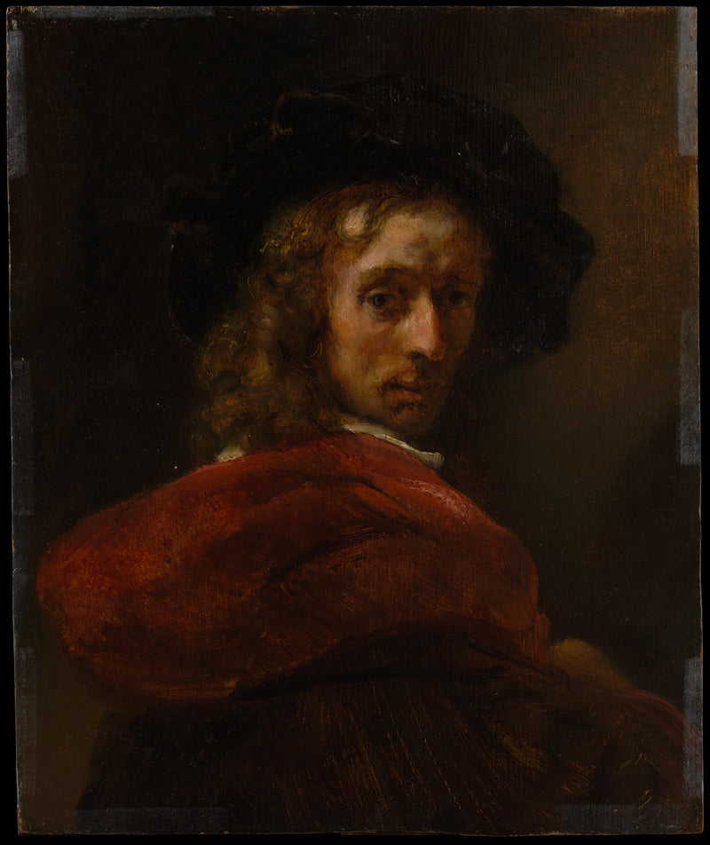 Punatakkinen mies - Rembrandt