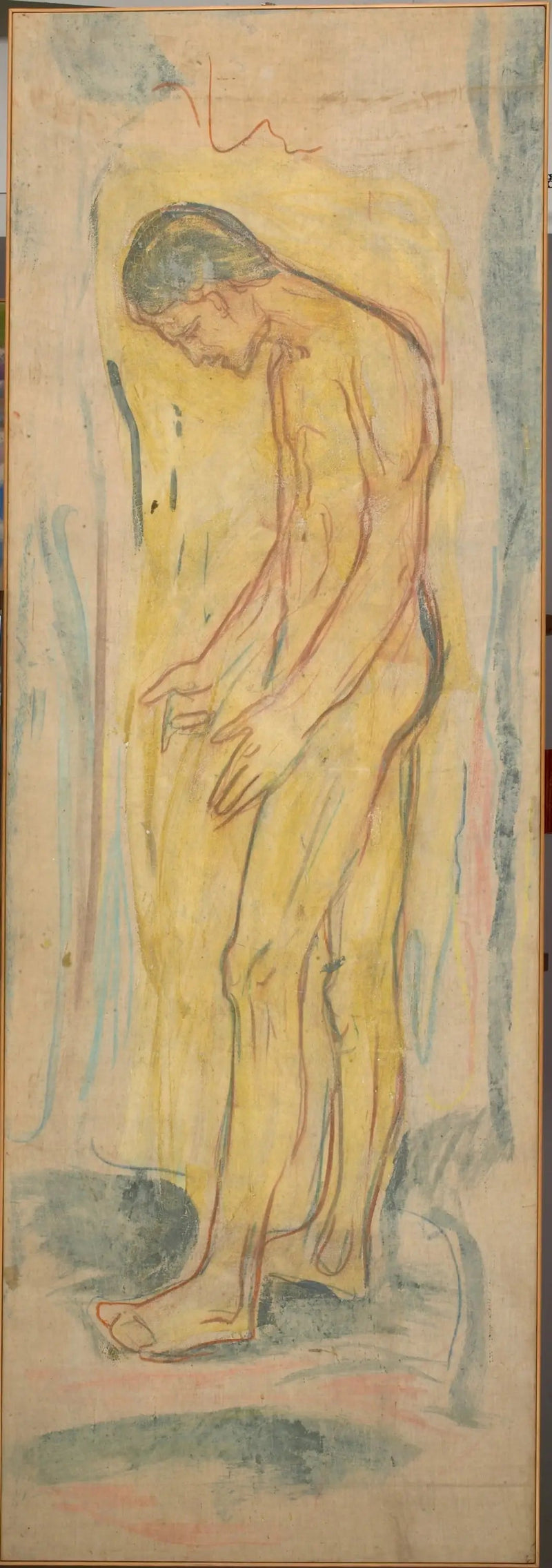 Alaston mies seisomassa. La SSource - Edvard Munch