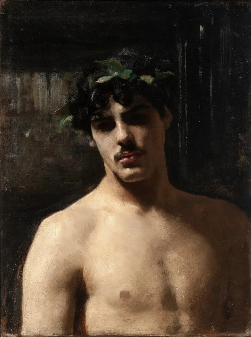 Laurikruunuinen mies - John Singer Sargent