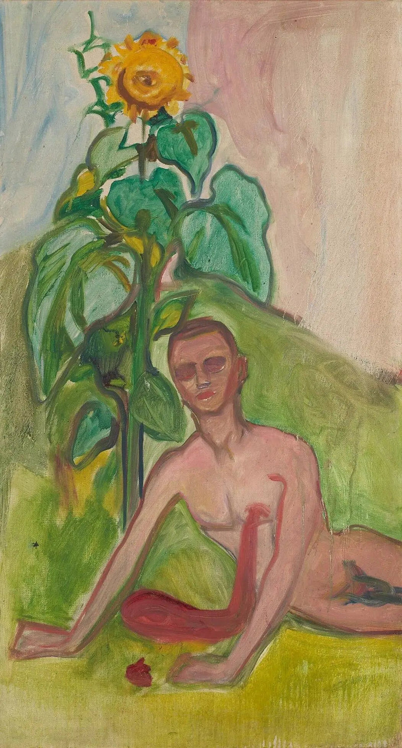 Verinen mies ja Auringonkukka - Edvard Munch