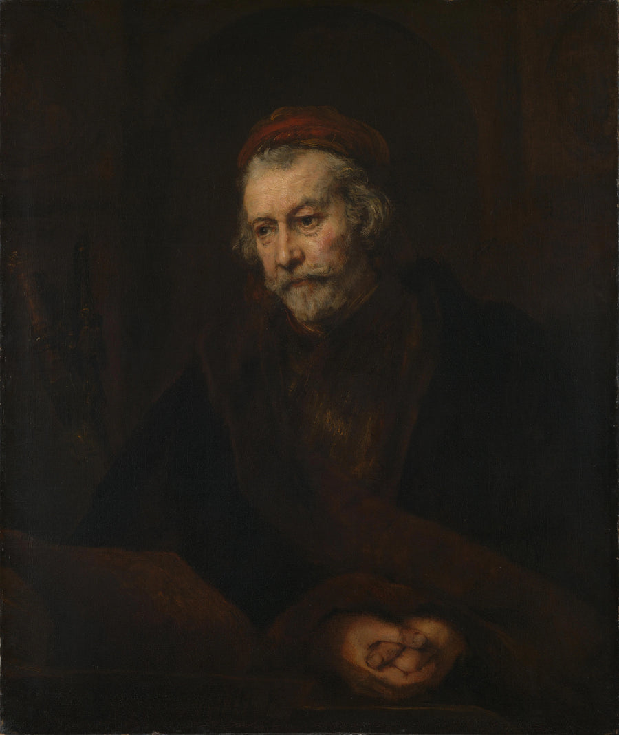 Miehen muotokuva apostoli Paavalina - Rembrandt