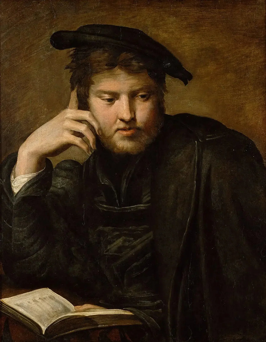 Mies, joka pitää kirjaa - Parmigianino