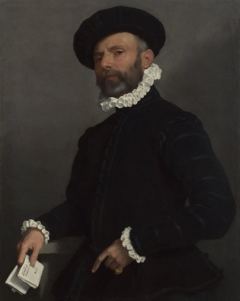 Mies, joka pitää kirjeestä - Giovanni Battista Moroni